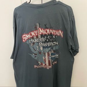 Grey Harley Davidson T shirt